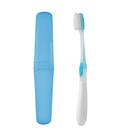 Kit 2 Escovas DentaisRosa Cerdas Macias c/ Porta Escova Kess