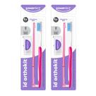 Kit 2 Escovas Interdentais Orthokit Cilíndricas PowerDent 3mm Limpeza Profunda Entre os Dentes, Higiene Bucal Completa e Cuidados com a Gengiva