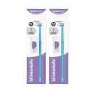 Kit 2 Escovas Interdentais Powerdent Intertufo Cilíndrica 3mm Ideal para Limpeza Entre os Dentes e Aparelhos Ortodônticos