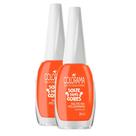 Kit 2 Esmalte Colorama Solte Suas Cores Cor Selfie no Pelourinnho Cremoso 8ml