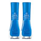 Kit 2 Esmalte Dailus Color Atrás do Arco Íris Cor Tobogã de Arco-íris com 8ml
