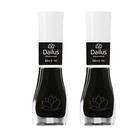 Kit 2 Esmalte Dailus Color Cor Black Tie com 8ml
