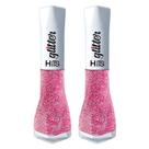Kit 2 Esmalte Hits Glitter Cor Caracas 8ml Kit 2 Esmalte Hits Glitter Cor Caracas 8ml