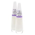 Kit 2 Esmalte Impala Cor Top Pop Transparente com 7,5ml