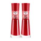 Kit 2 Esmalte Marchetti Cremoso Beijo Doce Cor Goiabada Minha Amada 06 com 8ml