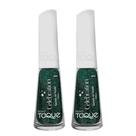 Kit 2 Esmalte Novo Toque Celebration Glitter Cor Estrela da Noite 8ml