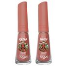 Kit 2 Esmalte Novo Toque Raízes Cremoso Cor Terra Mãe 8ml
