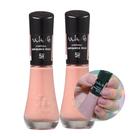 Kit 2 Esmalte Nude Panqueca Doce Efeito Gel Cremoso 5Free Vult 8ml