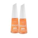 Kit 2 Esmalte Risqué Cremoso Nova Cor Antes Sol que Mal Iluminada 8ml