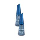 Kit 2 Esmalte Risqué Livre para Brilhar Cor Já Acordo Divando 8ml