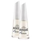Kit 2 Esmalte Risqué Natural Renda 8ml