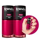 Kit 2 Esmalte Rosa Cremoso Evelyn Friends 7ml Cor Vibrante Kit 2 Esmalte Rosa Cremoso Evelyn Friends 7ml Cor Vibrante
