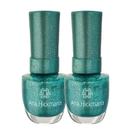 Kit 2 Esmalte Verde com Glitter Brilho Green Diamond Ana Hickmann 9ml Kit 2 Esmalte Verde com Glitter Brilho Green Diamond Ana Hickmann 9ml