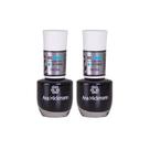 Kit 2 Esmaltes Ana Hickmann Preto Be Free Pietra Hipoalergênico