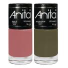 Kit 2 Esmaltes Tons Terrosos 10ml Coleção Anita