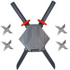 Kit 2 Espadas Ninja Katana De Brinquedo Com Suporte Infantil Grande