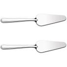 Kit 2 Espátulas para Cortar Bolo Pá Cortador de Fatia Pizza Inox Taumer Kit 2 Espátulas para Cortar Bolo Pá Cortador de Fatia Pizza Inox Taumer