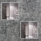 Kit 2 Espelhos de Led Lapidado Quadrados 50x50 cm com Fonte Kit 2 Espelhos de Led Lapidado Quadrados 50x50 cm com Fonte