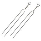 Kit 2 Espeto Inox Duplo Festas Comunidades Costelão 105cm