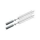 Kit 2 Espetos Tridente Inox