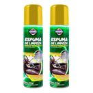 Kit 2 Espuma Limpa Tudo 400ml Couro Estofado Sofá Roda Kit 2 Espuma Limpa Tudo 400ml Couro Estofado Sofá Roda