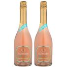 Kit 2 Espumante Aurora 0,00% Zero Álcool Rosé 750ml - Serra Gaúcha