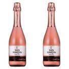 Kit 2 Espumante San Martin Moscatel Rose 660m