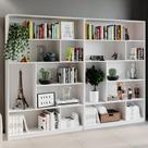 Kit 2 Estante para Livros 180cmx240cm 4 Prateleiras Seattle Yescasa Kit 2 Estante para Livros 180cmx240cm 4 Prateleiras Seattle Yescasa