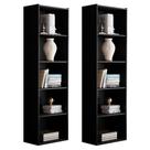 Kit 2 Estantes Livreiro Organizador Multiuso Luiza 5 Nichos Preto - Desk Design