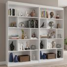 Kit 2 Estantes Multiuso de Livros 120cmx181cm Home Office YesCasa Kit 2 Estantes Multiuso de Livros 120cmx181cm Home Office YesCasa