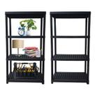 Kit 2 Estantes Organizadoras 4 Prateleiras Multiuso Modular Em Plástico