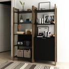 Kit 2 Estantes para Livros AZ Biblioteca 2 Portas Premium Espresso Móveis