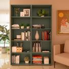 Kit 2 Estantes para Livros com 5 Prateleiras 120cmx60cm Kit 2 Estantes para Livros com 5 Prateleiras 120cmx60cm