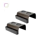 Kit 2 Esteira Porta Copos Bandeja para Braço de Sofá Madeira Suporte Porta Controle