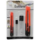 kit 2 estilete Cosy CZ19563 de plastico + lamina larga e estreita
