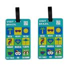 Kit 2 Etiqueta Bagagem Identificador Mala Mochila Tag Viagem Kit 2 Etiqueta Bagagem Identificador Mala Mochila Tag Viagem
