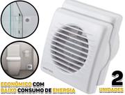 Kit 2 Exaustores Banheiro Ventilador Ventisol 100mm Bivolt 12318