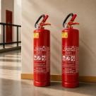 Kit 2 Extintores Abc 6kg Com Suporte Val. 5 Anos