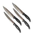 Kit 2 facas cozinha 4 unidade chef cortar carne legumes cozinha inox corte carne churasco Faqueiro Kit 2 facas cozinha 4 unidade chef cortar carne legumes cozinha inox corte carne churasco Faqueiro