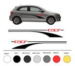 Kit 2 Faixa Adesivo Lateral Compatível Carro Gol Volkswagen