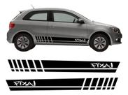 Kit 2 Faixa Adesivo Lateral Compatível Carro Gol Volkswagen