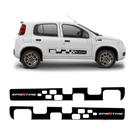 Kit 2 Faixa Adesivo Lateral Fiat Uno Compatível Em Vinil