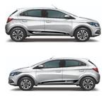 Kit 2 Faixa Lateral Adesiva Do Carro Chevrolet Onix Em Vinil