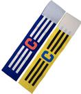 Kit 2 Faixas de Capitão Braçadeiras Elásticas de Futebol