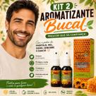 Kit 2 FaraMel Spray 30ml Aromatizante Bucal com Mel, Própolis, Romã, Gengibre e Guaco
