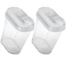 Kit 2 Farinheiro Açucareiro Acrilico Porta Condimentos 460ml
