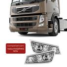 Kit 2 Farol Auxiliar Volvo Fh13 2010 A 2014 Foco Duplo NINO