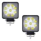 Kit 2 Farol Milha Auxiliar Off Road Led Agrícola 27w Briwax Kit 2 Farol Milha Auxiliar Off Road Led Agrícola 27w Briwax