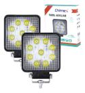Kit 2 Farol Milha Auxiliar Off Road Led Agrícola 27w Chimex