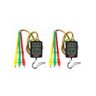 Kit 2 Fasímetro Trifásico Detecção Presença Fase Rotação Pontas Prova Spi-500 Portátil Instrutherm Com Estojo